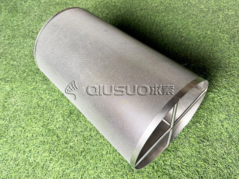 Laser drilling perforated metal cylinder