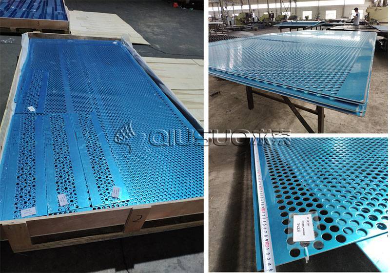 Aluminum perforated sheet production