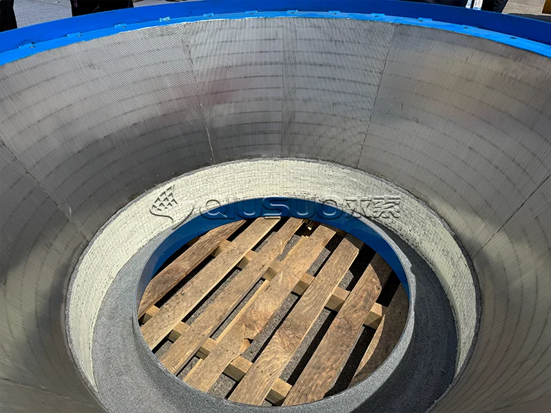 Internal details of the centrifugal screen