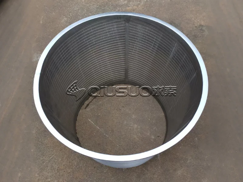 Semi-finished sample of the centrifugal screen
