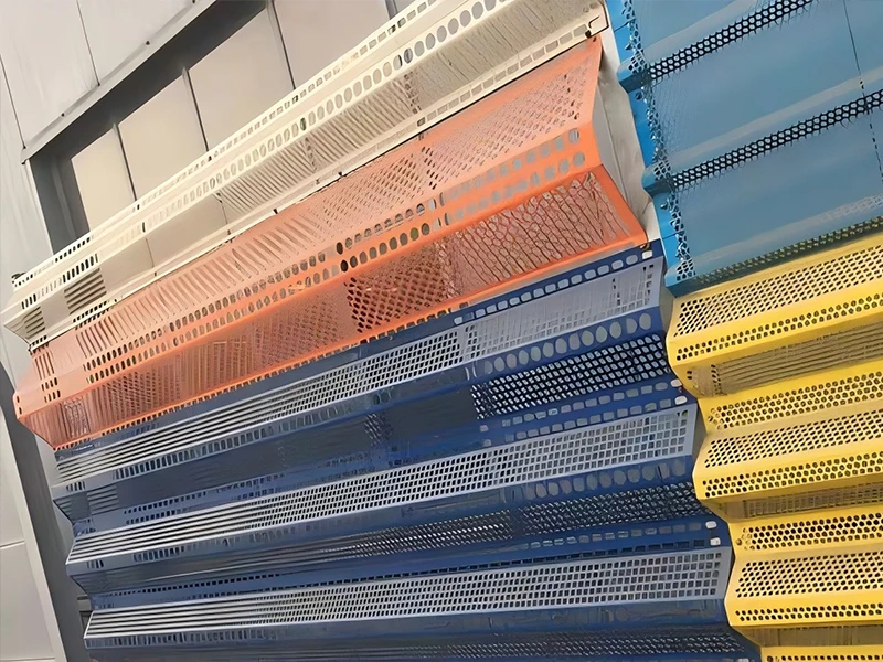Colorful Corrugated Perforated Metal Panel Used for Building Sunshade