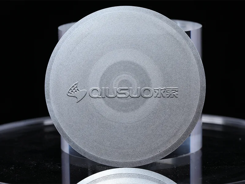 Tens of thousands of holes on a circular laser micro-perforated plate