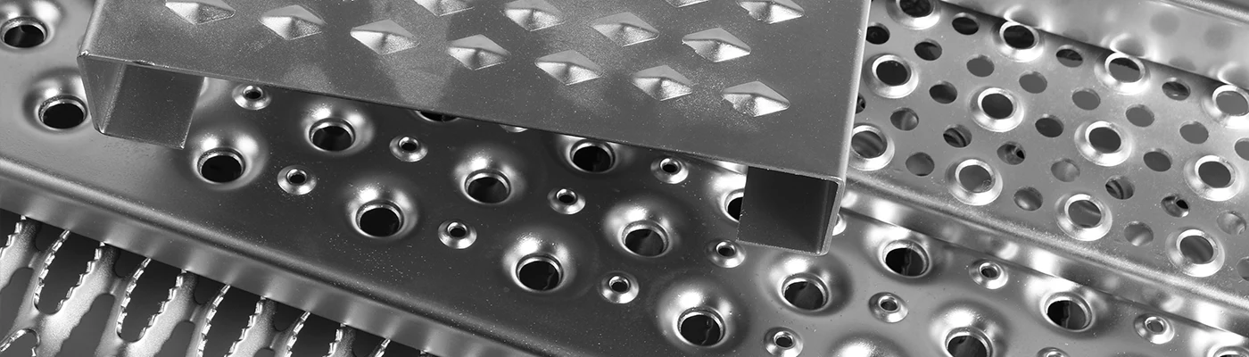 Stainless steel metal grating products with 5 different patterns