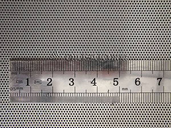 Micro Hole Perforated Metal Made by CNC Punching Machine