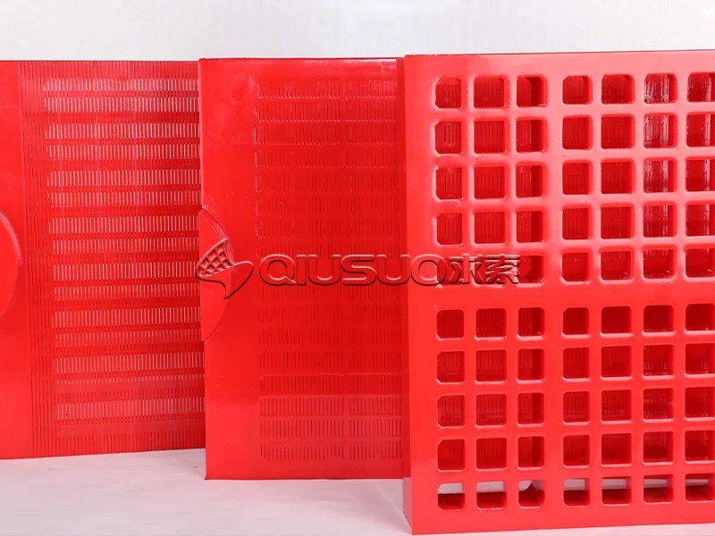 PU screen panel samples with different types and openings