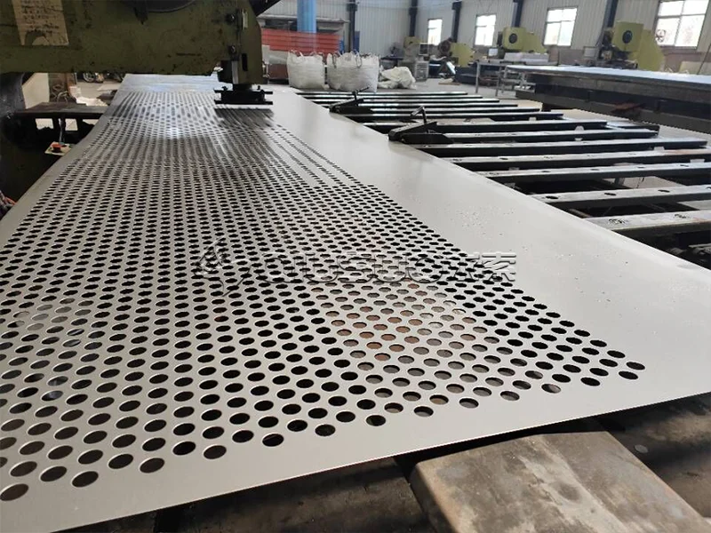 The equipment is performing perforation operations.