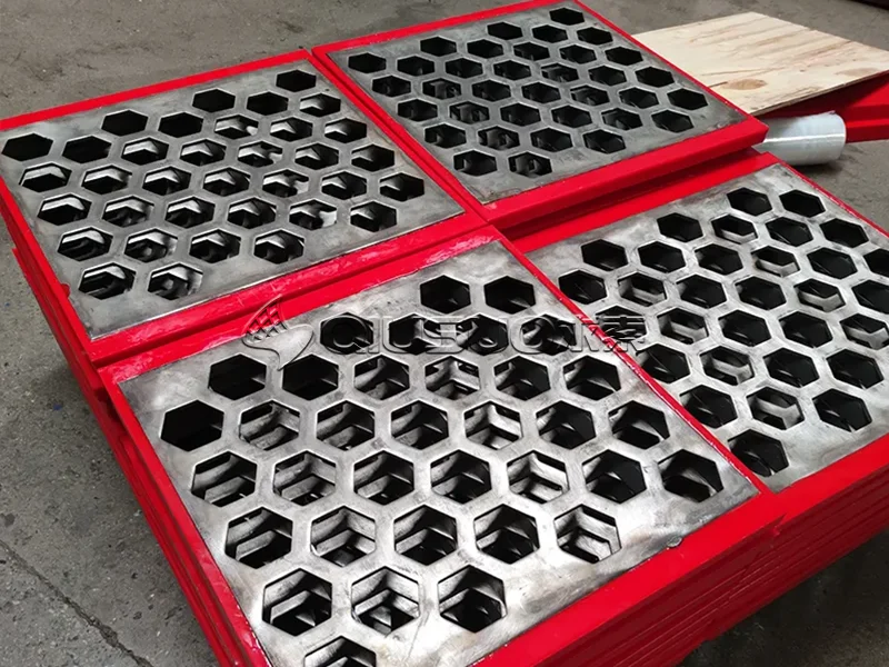 Polyurethane frame perforated plate in the production workshop
