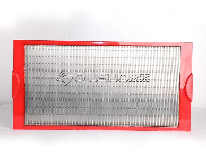 Front view of finished polywedge screen panel