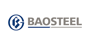 A logo marked with BAOSTEEL