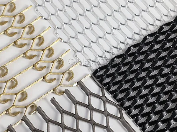 There are four mesh shapes expanded metal mesh.