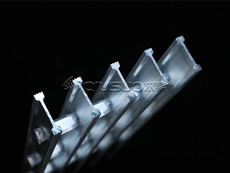 Swaged I bar aluminum bar grating – I bar detail display