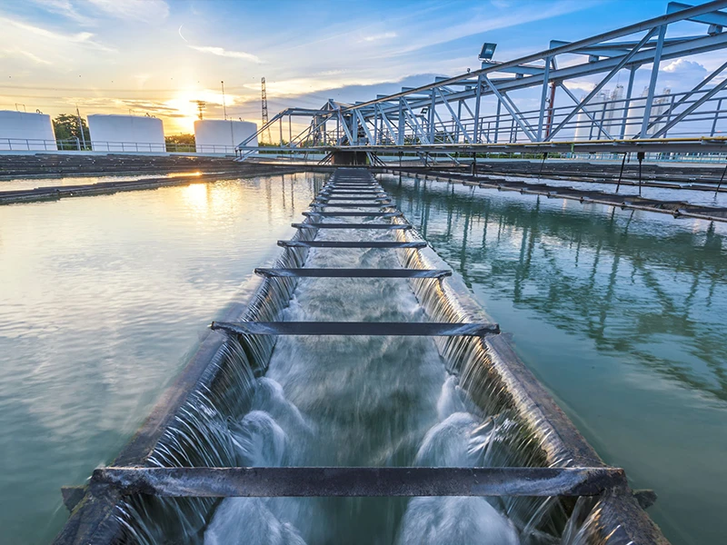 A water treatment plant