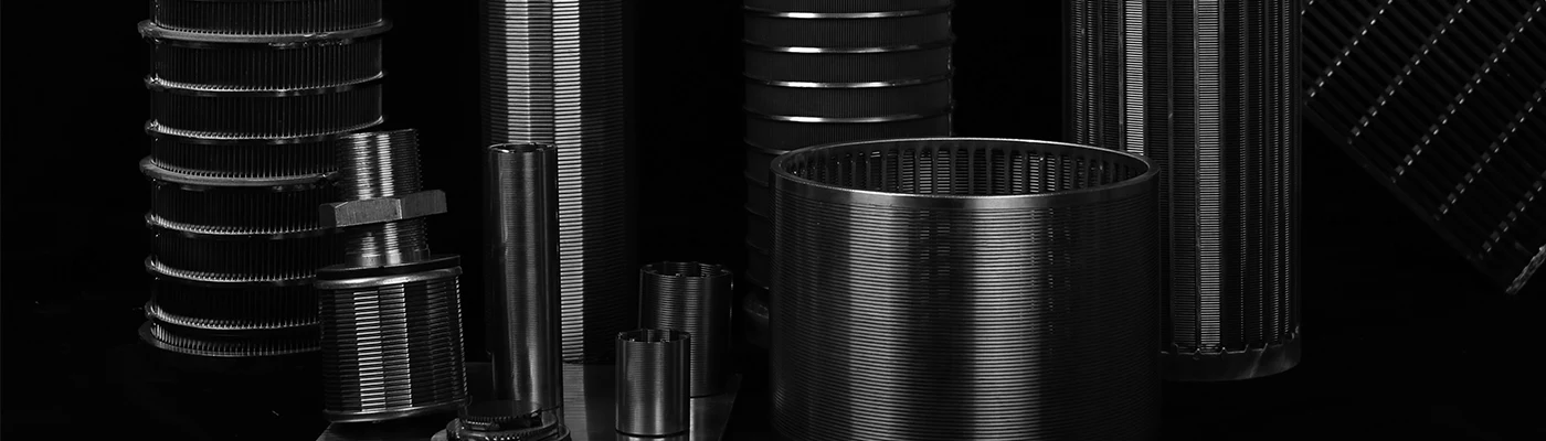 Wedge wire screen products in different types
